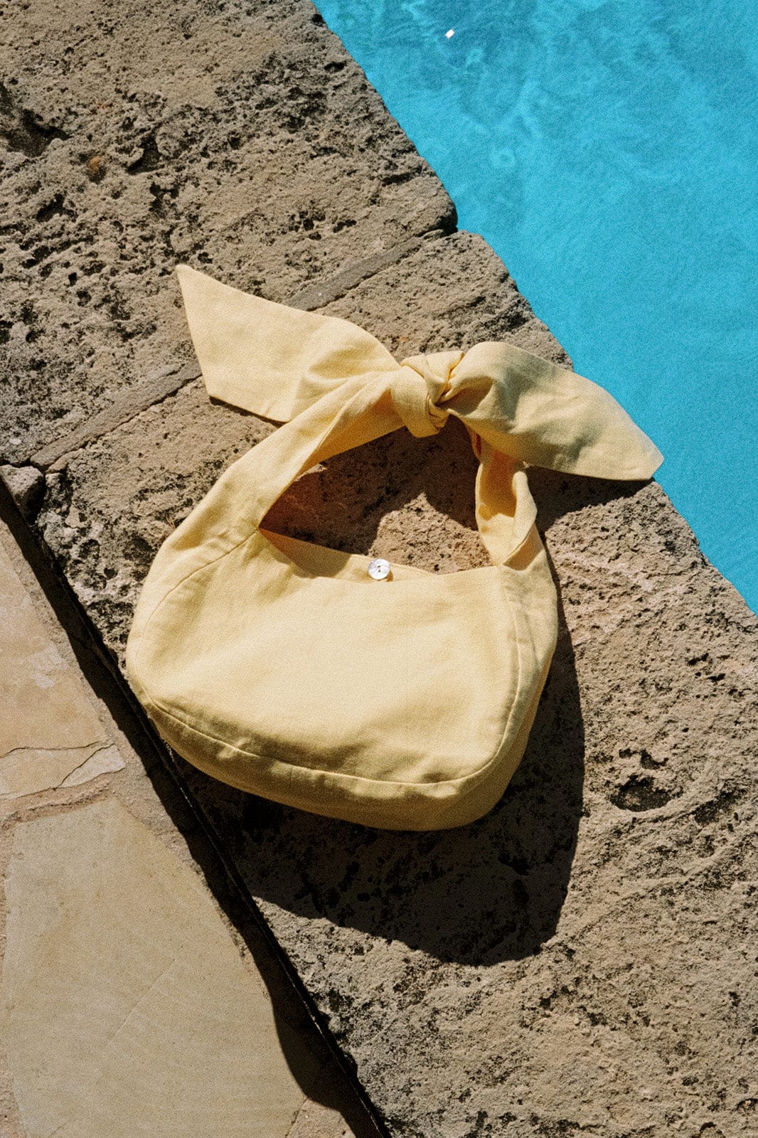 arkitaip Accessories One Size / Yellow The Ella Linen Shoulder Bag in yellow
