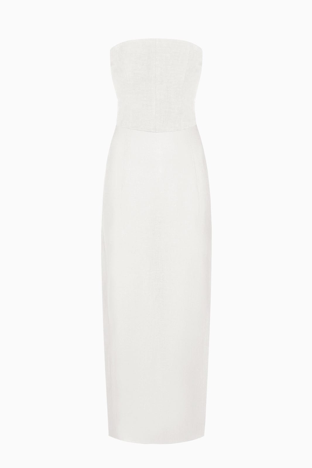 arkitaip Maxi Dresses The Frances Bandeau Dress in white