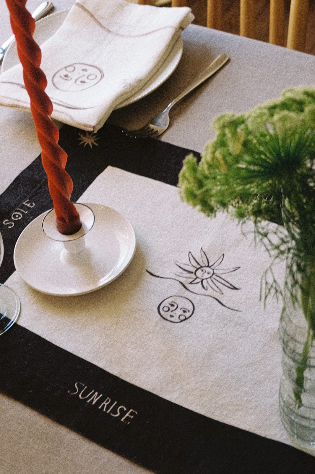 arkitaip Napkins arkitaip x Chiara Perano Set of Four Printed Linen Placemats