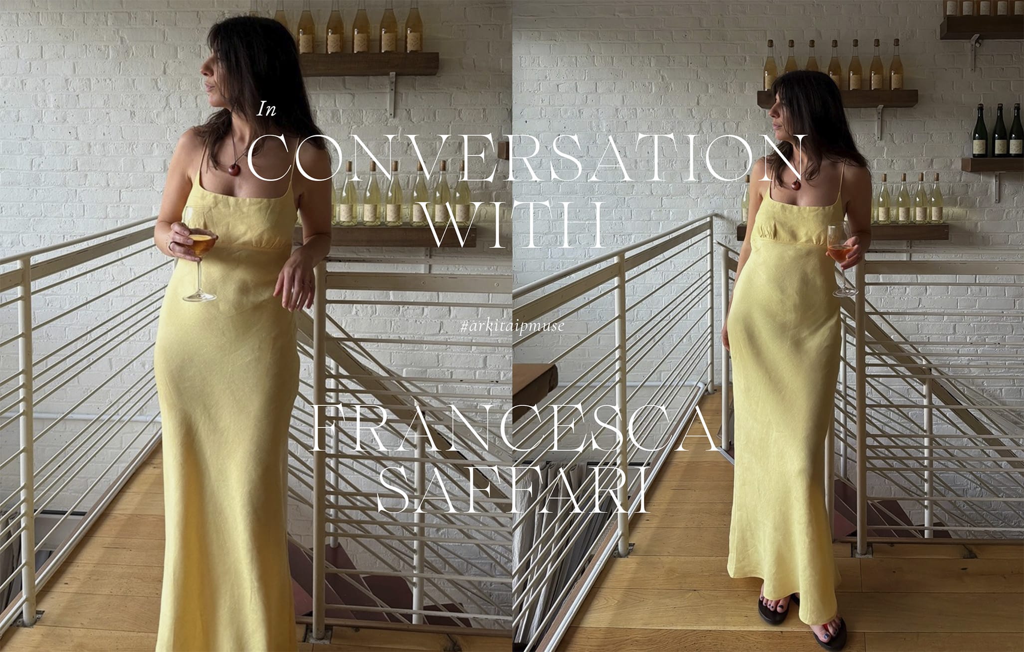 In conversation with #arkitaipmuse Francesca Saffari