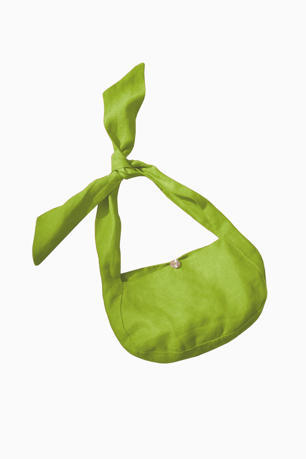 arkitaip Accessories One Size The Ella Linen Shoulder Bag in apple green