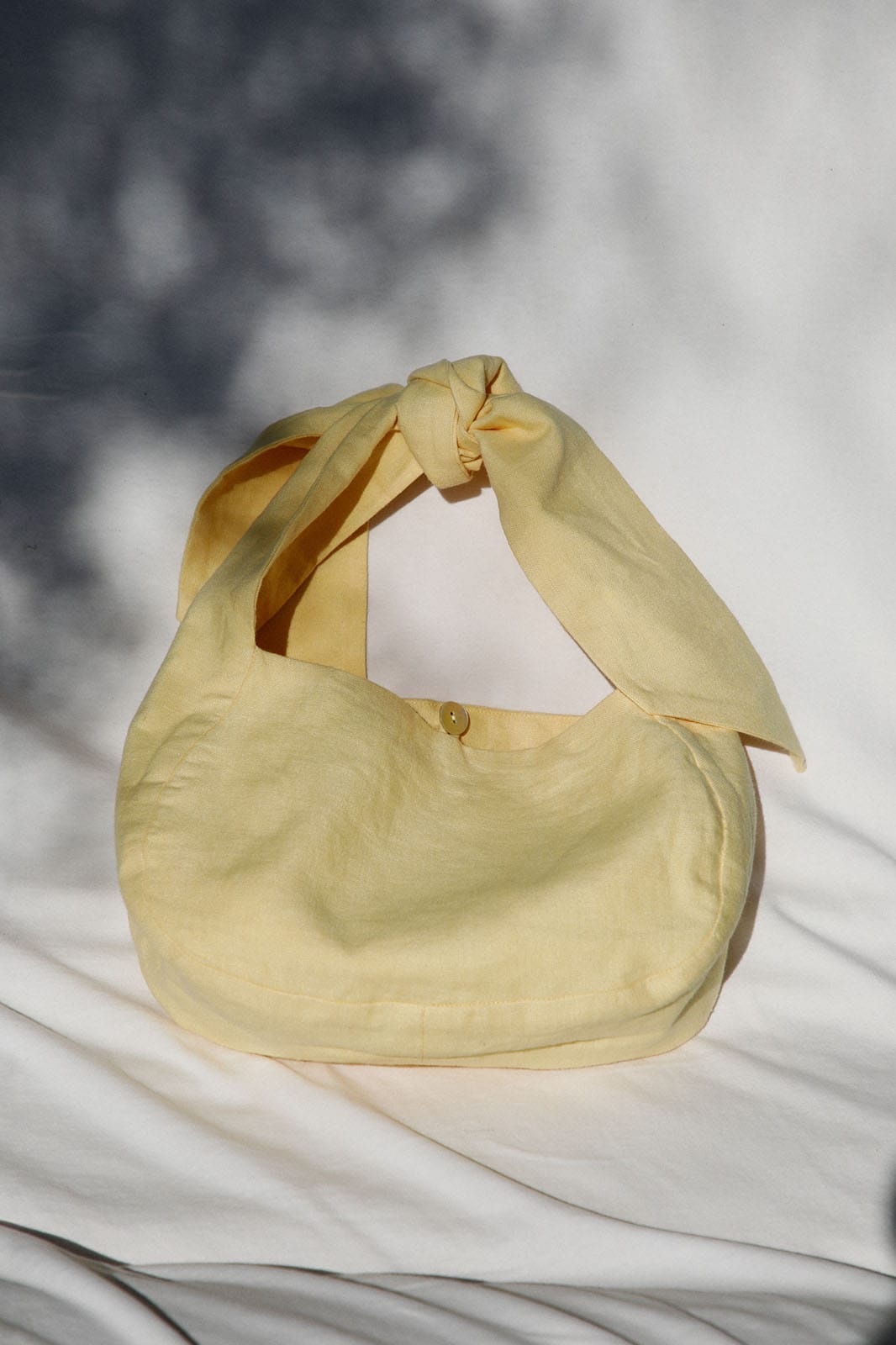 arkitaip Accessories One Size / Yellow The Ella Linen Shoulder Bag in yellow