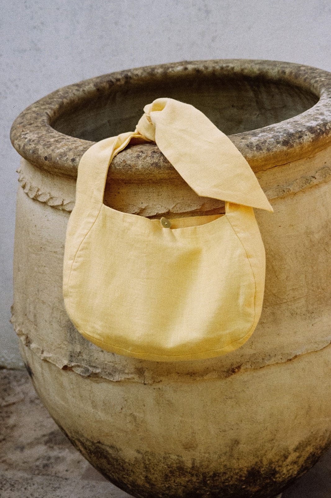 arkitaip Accessories One Size / Yellow The Ella Linen Shoulder Bag in yellow
