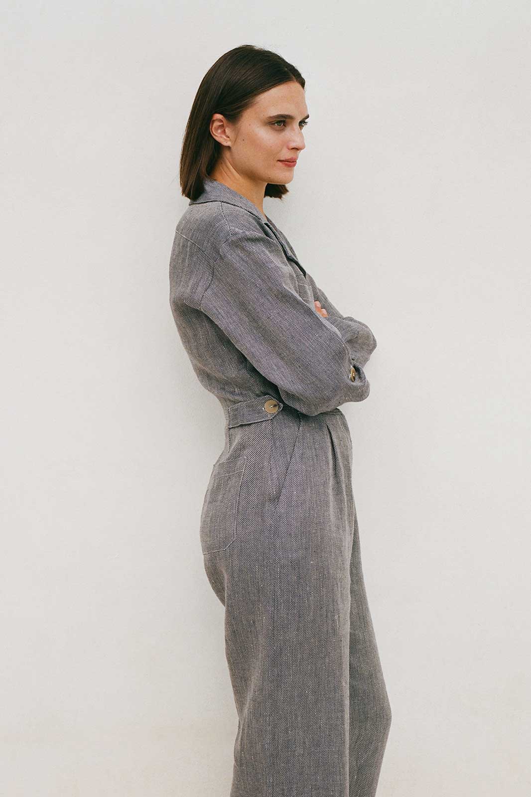 arkitaip Jumpsuits The Serra Boiler Suit in denim blue - Sample