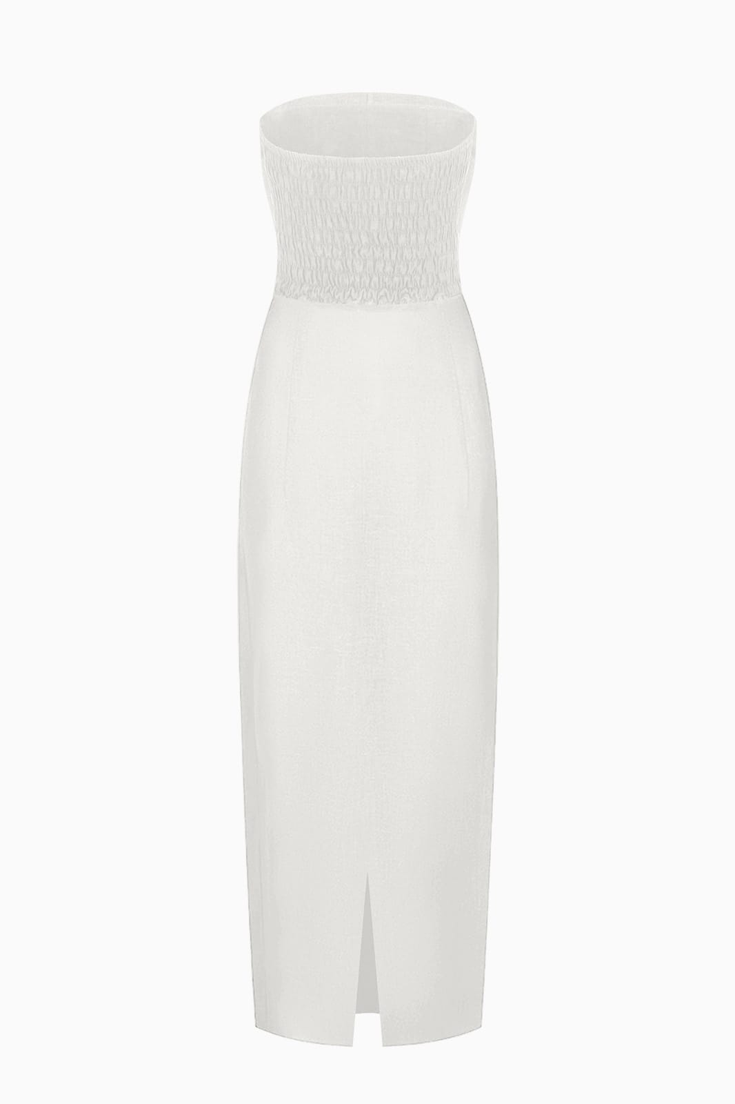 arkitaip Maxi Dresses The Frances Bandeau Dress in white