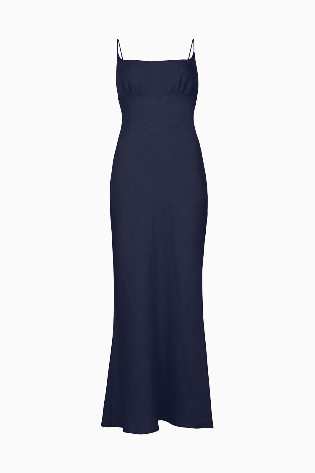arkitaip Maxi Dresses The Nicola Maxi Slip Dress in navy blue