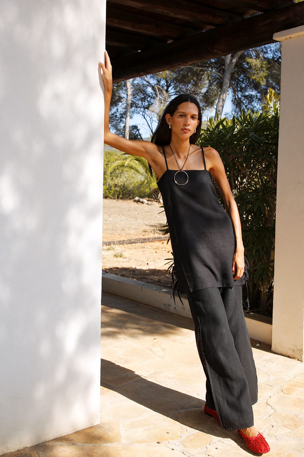 arkitaip Mini Dresses The Livia Tunic Top in black